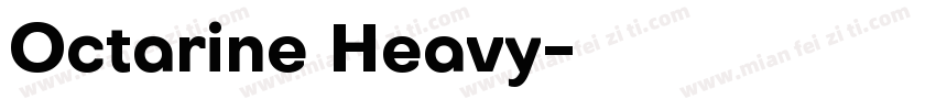 Octarine Heavy字体转换